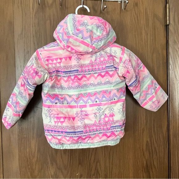 TNF Puffer Pink Design Hyvent Winter Snow Jacket - Picture 6 of 10